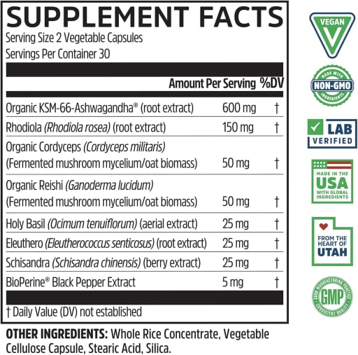 Ashwagandha Max Strength Adaptogen Blend