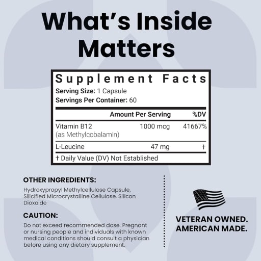 B12 Methylcobalamin 1000 mcg