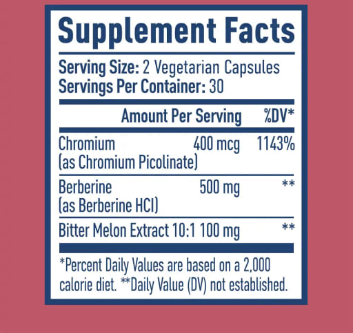 Native Berberine with Chromium, Berberine & Bitter Melon