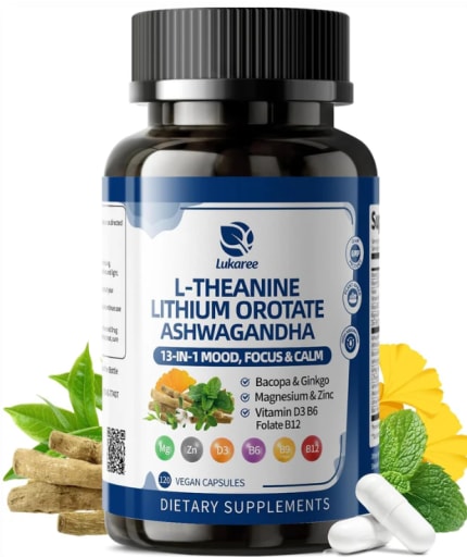 L-Theanine Lithium Orotate Ashwagandha