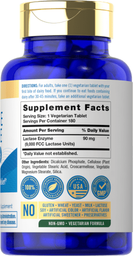 Fast Acting Lactase Enzyme