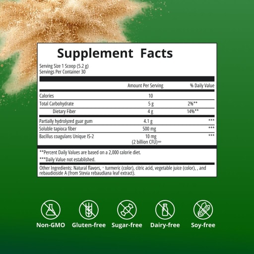 UltraFlora Fiber, Prebiotic & Probiotic