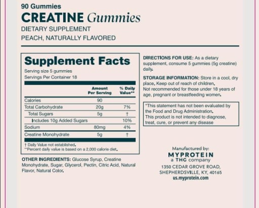 Creatine Gummies (Peach)