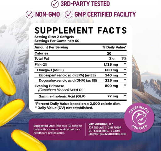Omega-3 + Evening Primrose Oil for Women