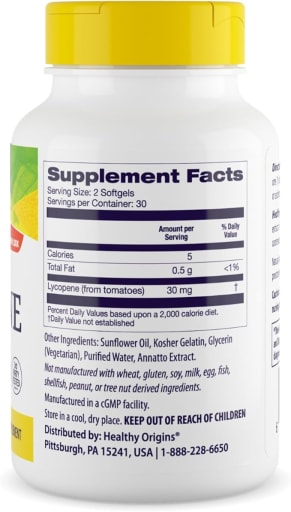 Natural Lycopene 15 mg