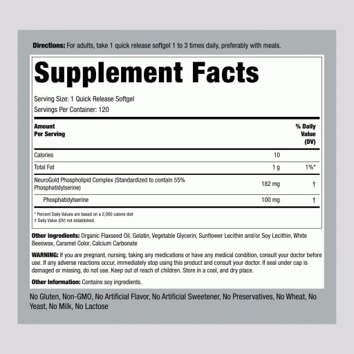 NeuroGold Phosphatidylserine