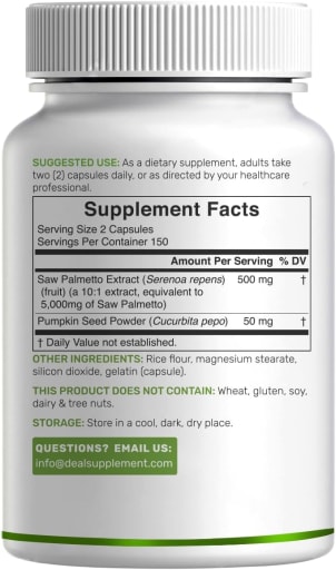 Saw Palmetto with Pumpkin Seed Powder