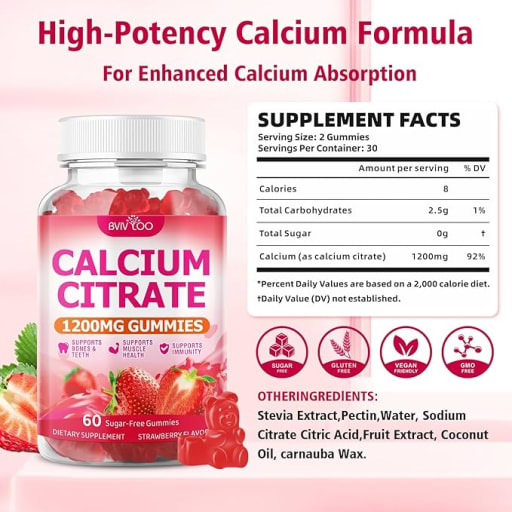 Calcium Citrate 1200 mg Gummies