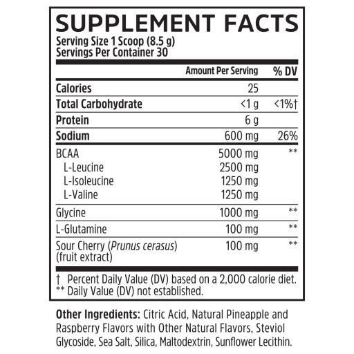 BCAA 2:1:1 2500 mg