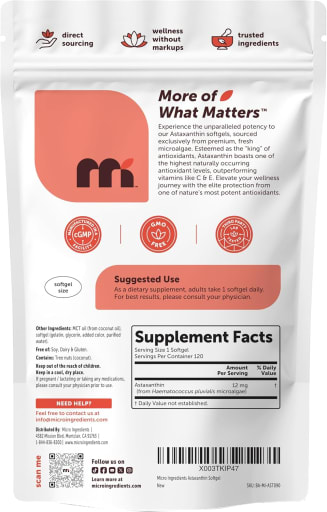 Astaxanthin 12 mg