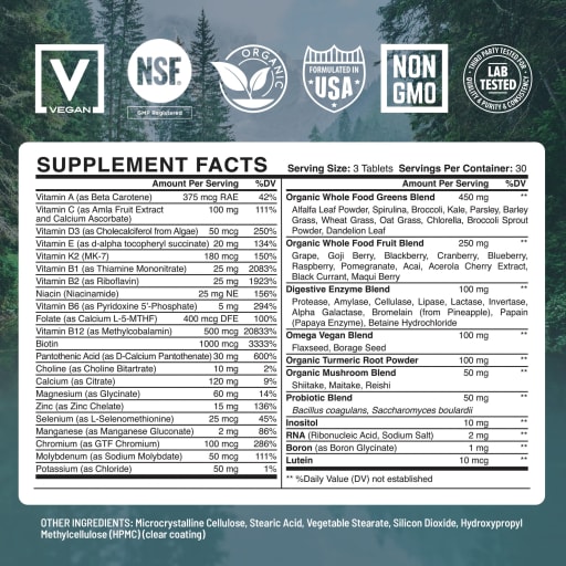 Whole Food Multivitamin Elite