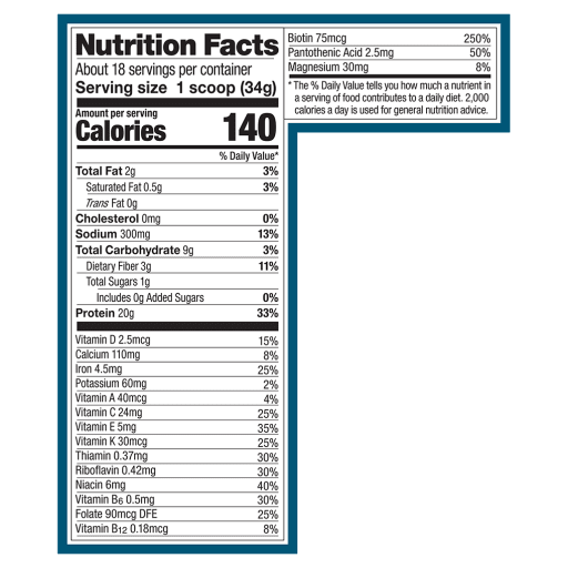 Premium Protein + Nutrition (Vanilla)