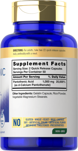 Pantothenic Acid 1000 mg