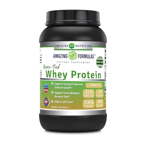 Grass-Fed Whey Protein Powder (Vanilla)