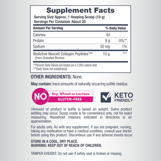 Grassfed Collagen Peptides (Unflavored)