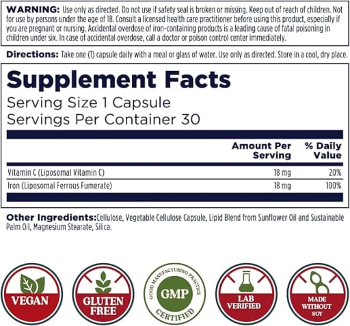 Liposomal Iron + C