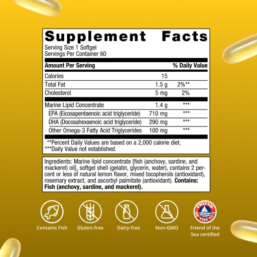 OmegaGenics 5-in-1 Fish Oil