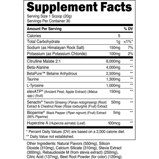 Stim-Free Pre-Workout (Sour Watermelon)