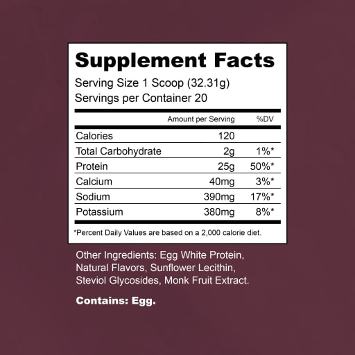 Egg White Protein (Mixed Berry)