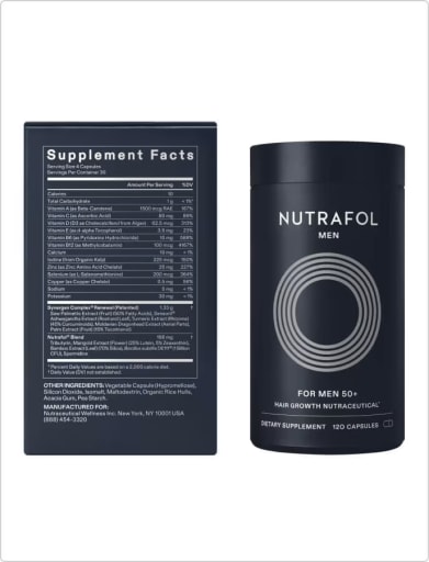 Hair Growth Nutraceutical for Men 50+