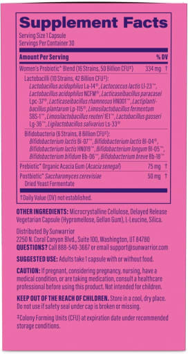 Women's Probiotic 50 Billion CFU