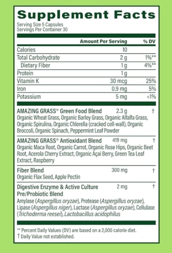 Green Superfood Capsules The Original
