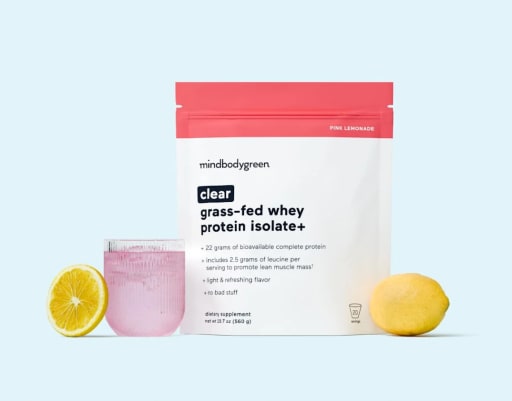 grass-fed whey protein isolate+ (pink lemonade)