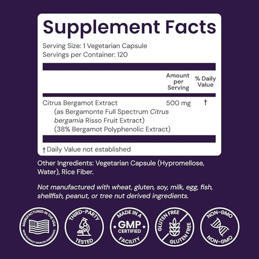 Citrus Bergamot 500 mg