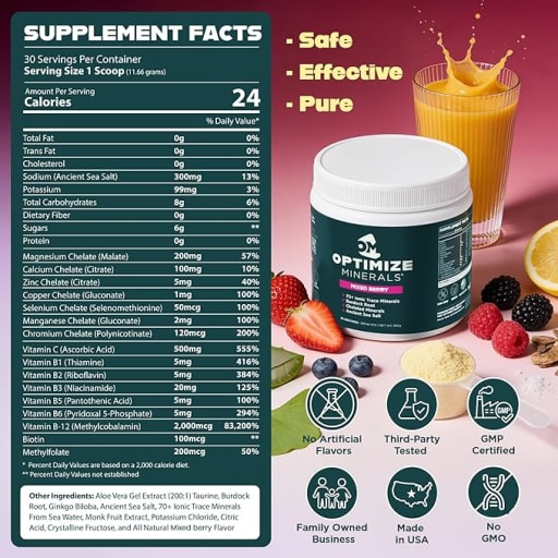 Daily Multi-Mineral Formula (Mixed Berry)