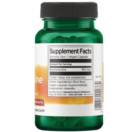 Double Strength Benfotiamine 160 mg