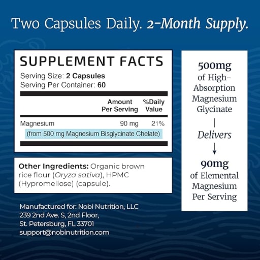 Magnesium Glycinate 500 mg