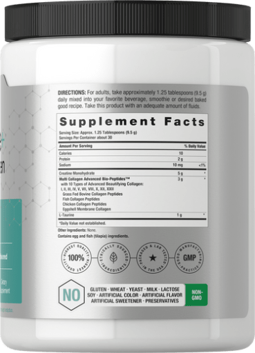 Creatine + Multi Collagen Powder