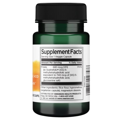 Folate 5-Methyltetrahydrofolic Acid 400 mcg