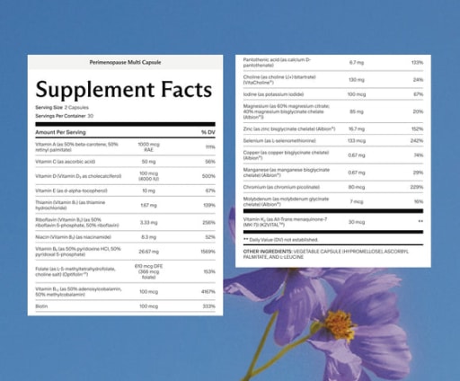 Perimenopause Multivitamin