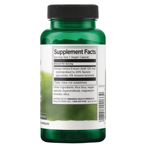 Ginkgo Biloba Extract 120 mg