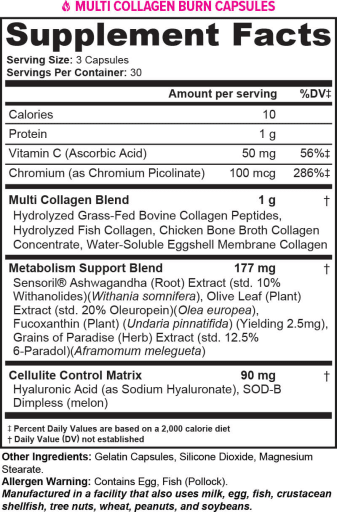 Multi Collagen Burn Capsules