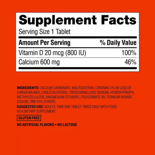 Calcium and Vitamin D3