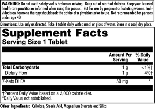 7-Keto DHEA 50 mg