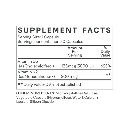 ARMOR VITAMIN D3 + K2