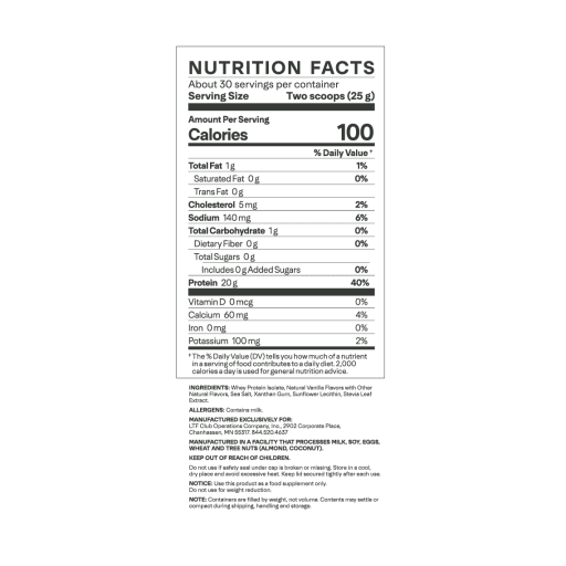 FLEX WHEY ISOLATE (VANILLA)