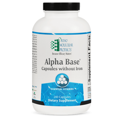 Alpha Base Capsules Without Iron