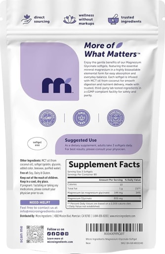 Magnesium Glycinate 800 mg
