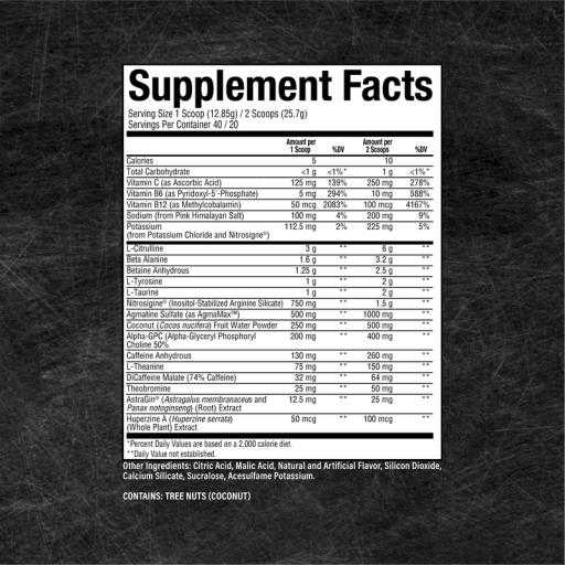 Thavage Pre-Workout (Christopher's Secret Stuff)