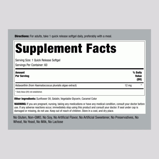 Ultimate Naturally-Derived Astaxanthin 12 mg