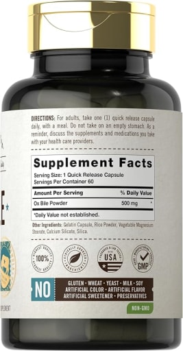 Ox Bile 500 mg