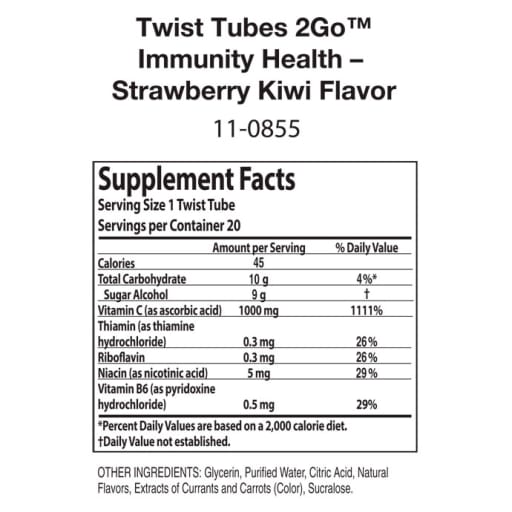 Twist Tubes 2GO (Strawberry Kiwi)