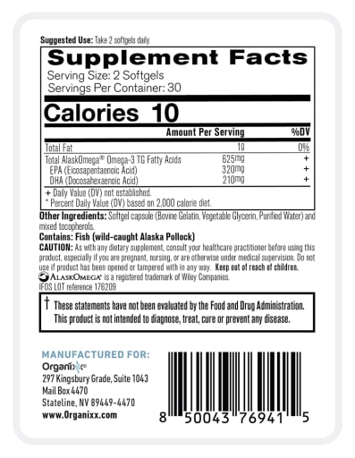Clean Sourced Omega-3 TG Fish Oil