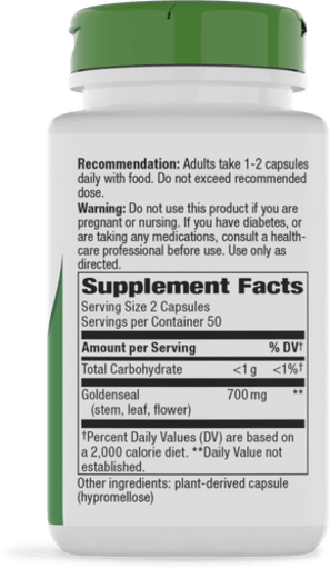Goldenseal Herb 800 mg