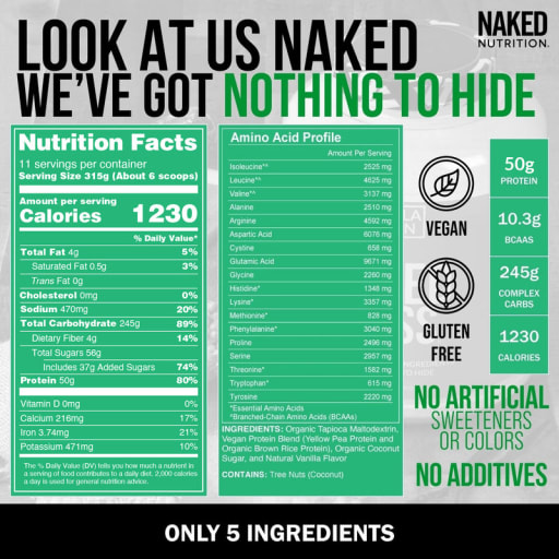 Vegan Naked Mass (Vanilla)