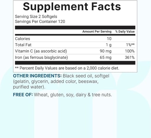 Iron Bisglycinate 65 mg